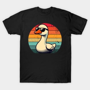 Silly Goose in Sunglasses Pun Meme Pool Funny Goose T-Shirt